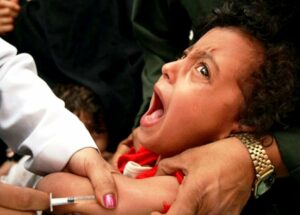 file photo of a child being vaccinated photo reuters